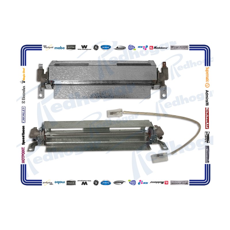 RESISTENCIA G.E. 8 3/4 600W C/ BASE DOBLE S/BIMETAL WR49X391 GH303 WR51X371 GH303SB WR51X442 GH309