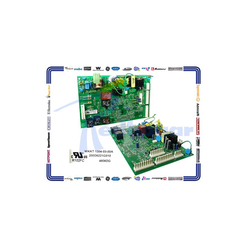 TARJETA UNIVERSAL 5 CONECTORES IDEM WR200D6221G014, WR200D6221G028