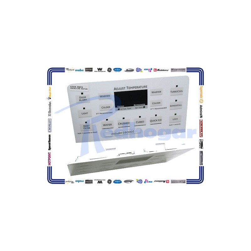 TARJETA Y DISPLAY DESPACHADOR ENS. BLANCO