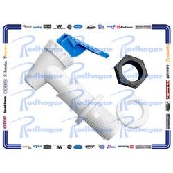 LLAVE BCA C/PALANCA AZUL CUERDA EXT 3/4