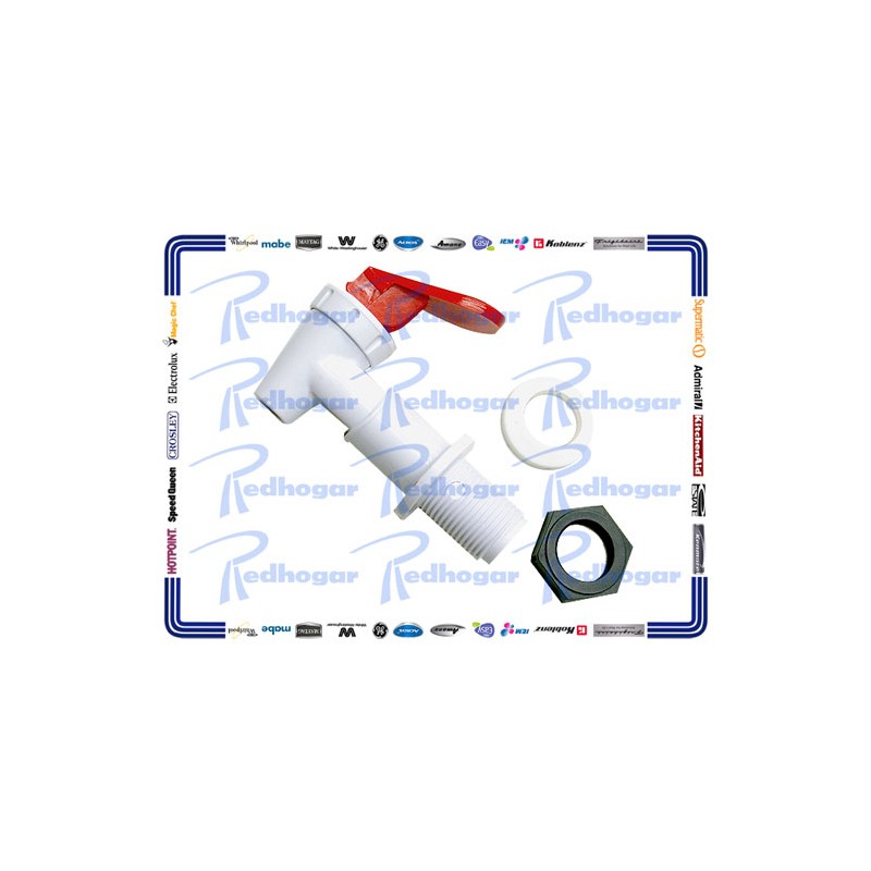LLAVE BCA C/PALANCA ROJA CUERDA EXT 3/4