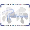 ASPA 5 H 16 CMS BCA/PLASTICO