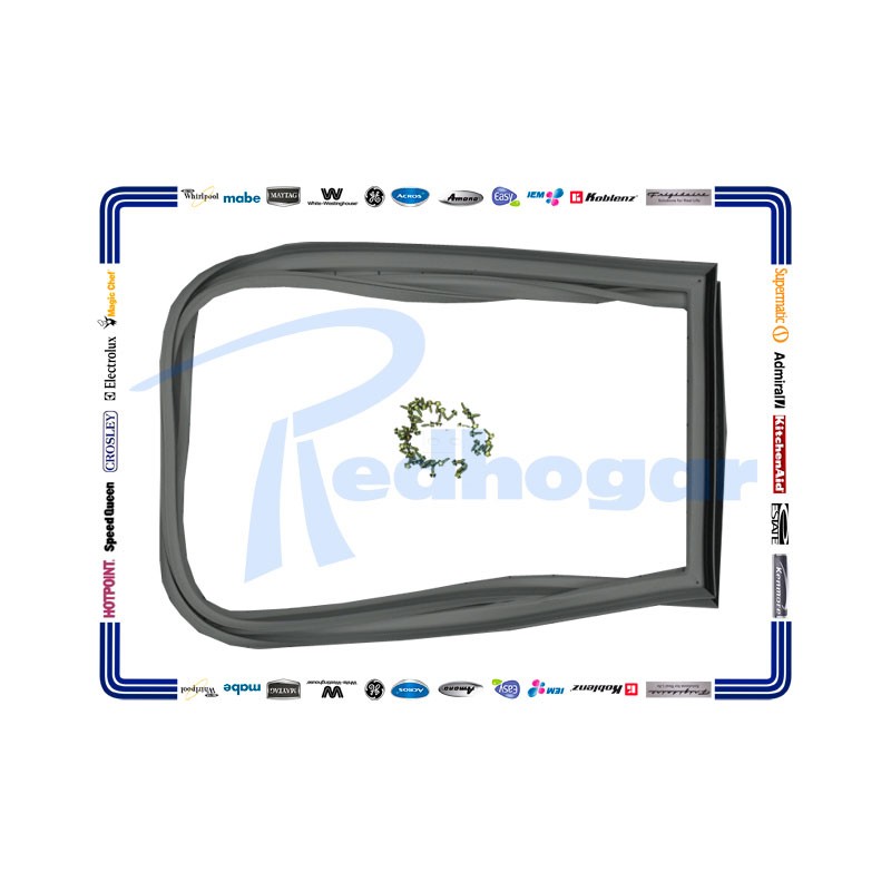 EMPAQUE PUERTA AMANA BCO 153X37 CM