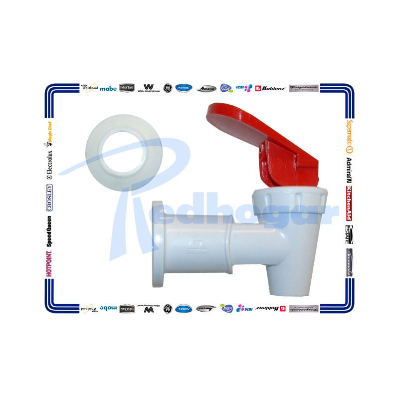 LLAVE BCA C/PALANCA ROJA CUERDA INT 3/8