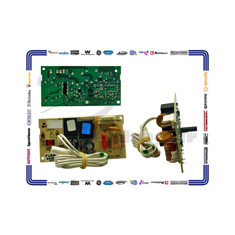 TARJETA CONTROL ELECTRONICA C/TERMISTOR HASTA 14 PIES 225D7291G006