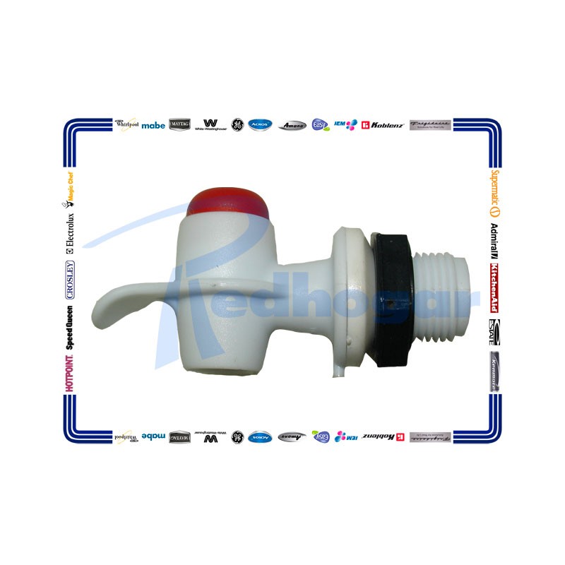LLAVE BCA BOTON ROJO CUERDA EXT 3/4